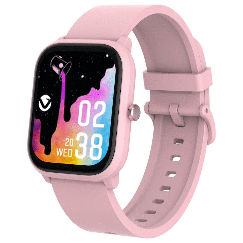 Volkano Vivo Series Kids Smart Watch - Pastel Pink | VK-5018-PK