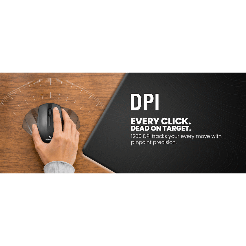 Volkano Focus Series Wireless Mouse | VK-20194-BK