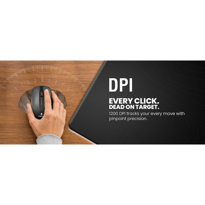 Volkano Focus Series Wireless Mouse | VK-20194-BK