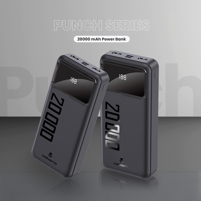 Volkano Punch Series 20000mah Power Bank | VK-9022-BK