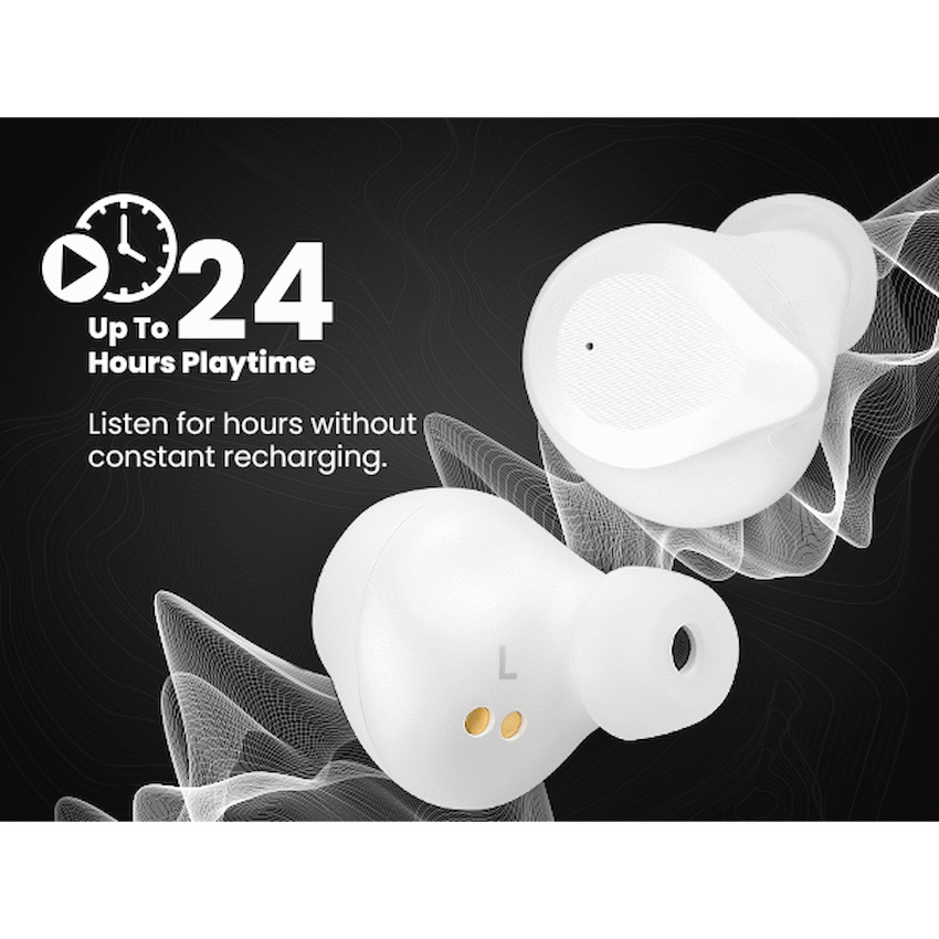 Volkano Scorpio Series True Wireless Earphones - White | VK-1121-WT