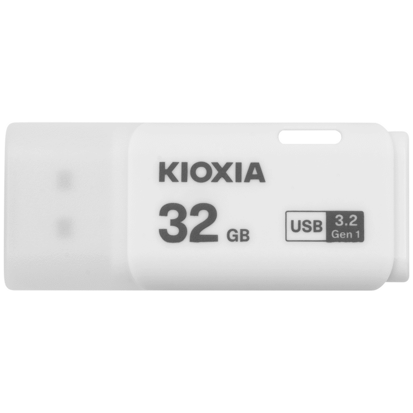 Kioxia TransMemory U301 32GB USB 3.2 Gen 1 Type-A Flash Drive (White) | LU301W032GG4