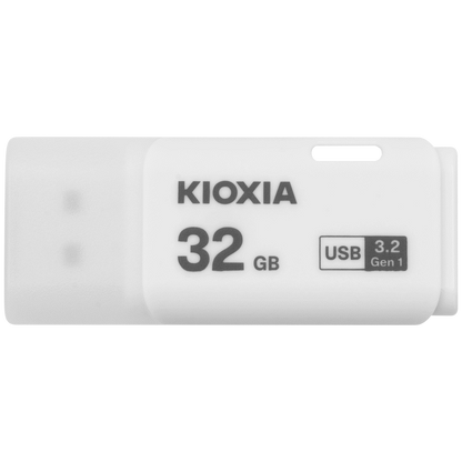 Kioxia TransMemory U301 32GB USB 3.2 Gen 1 Type-A Flash Drive (White) | LU301W032GG4