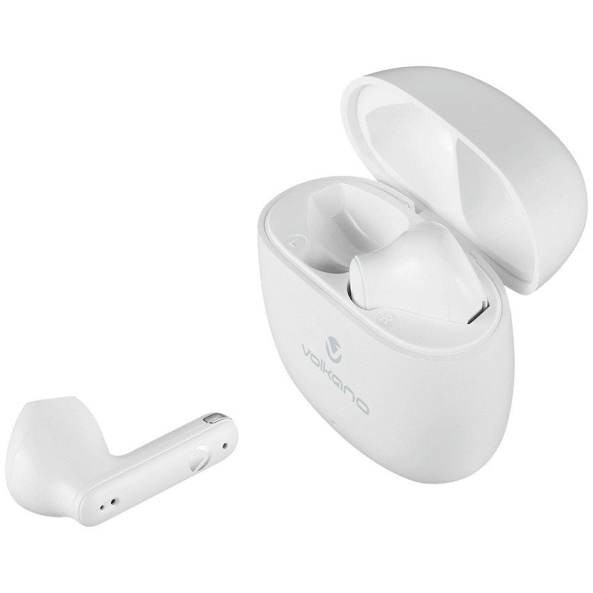 Volkano Sleek Series TWS Earphones - White | VK-1153-WT