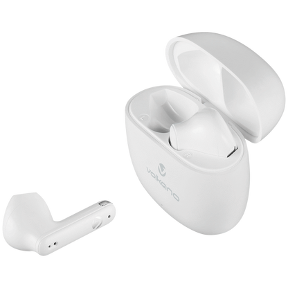 Volkano Sleek Series TWS Earphones - White | VK-1153-WT