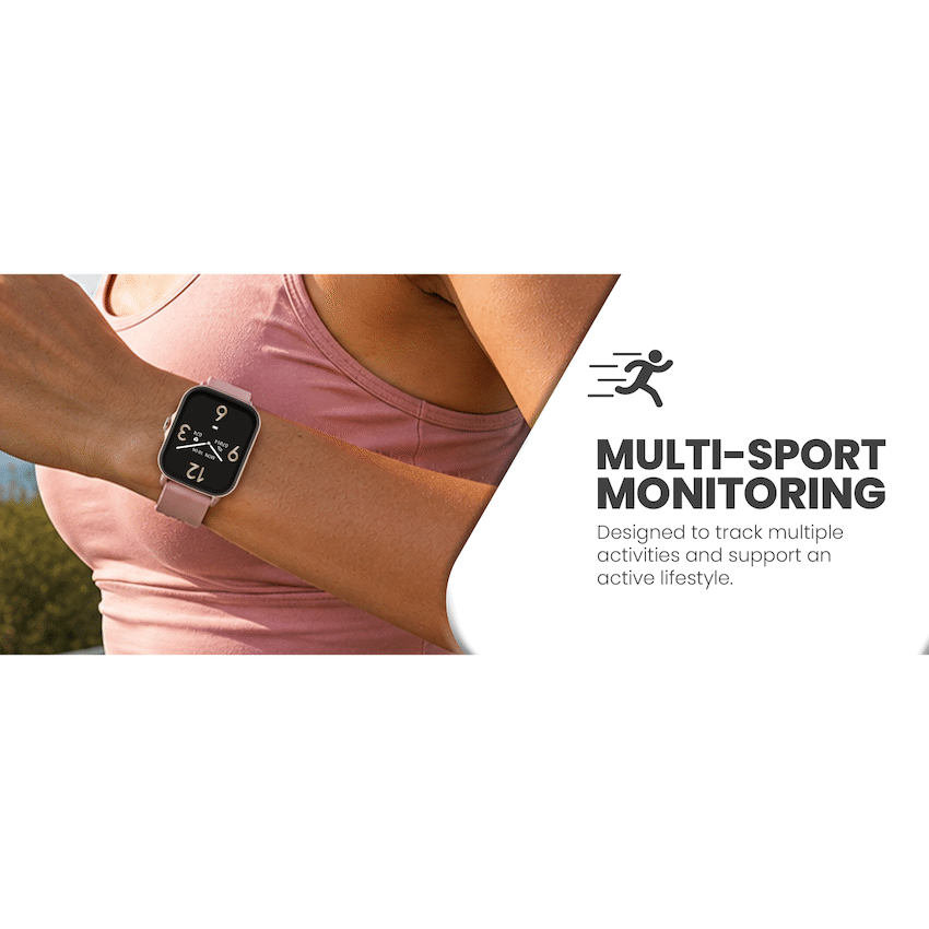 Volkano Active Tech Serene series Watch with heart rate monitor - Gold | VK-5072-GD[V2]