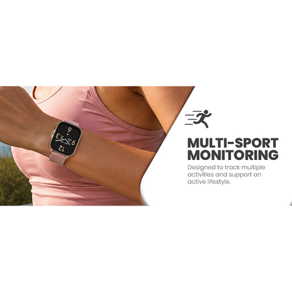 Volkano Active Tech Serene series Watch with heart rate monitor - Gold | VK-5072-GD[V2]