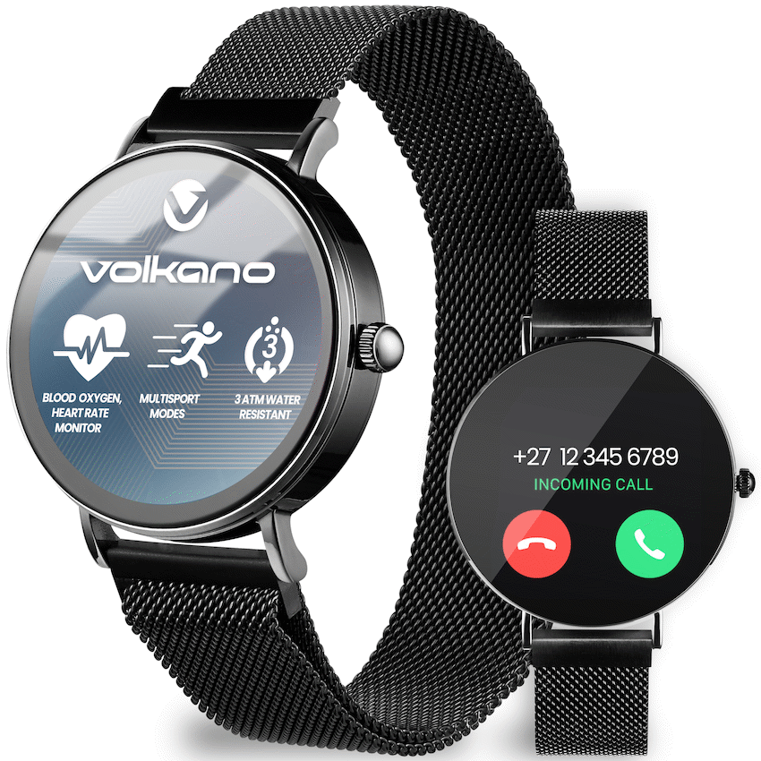 Volkano Valencia Series Ladies Smart Watch - Black | VK-5050-BK