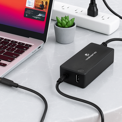 Volkano Brio Plus Series USB-C 65w Laptop Charger | VK-8052-BK