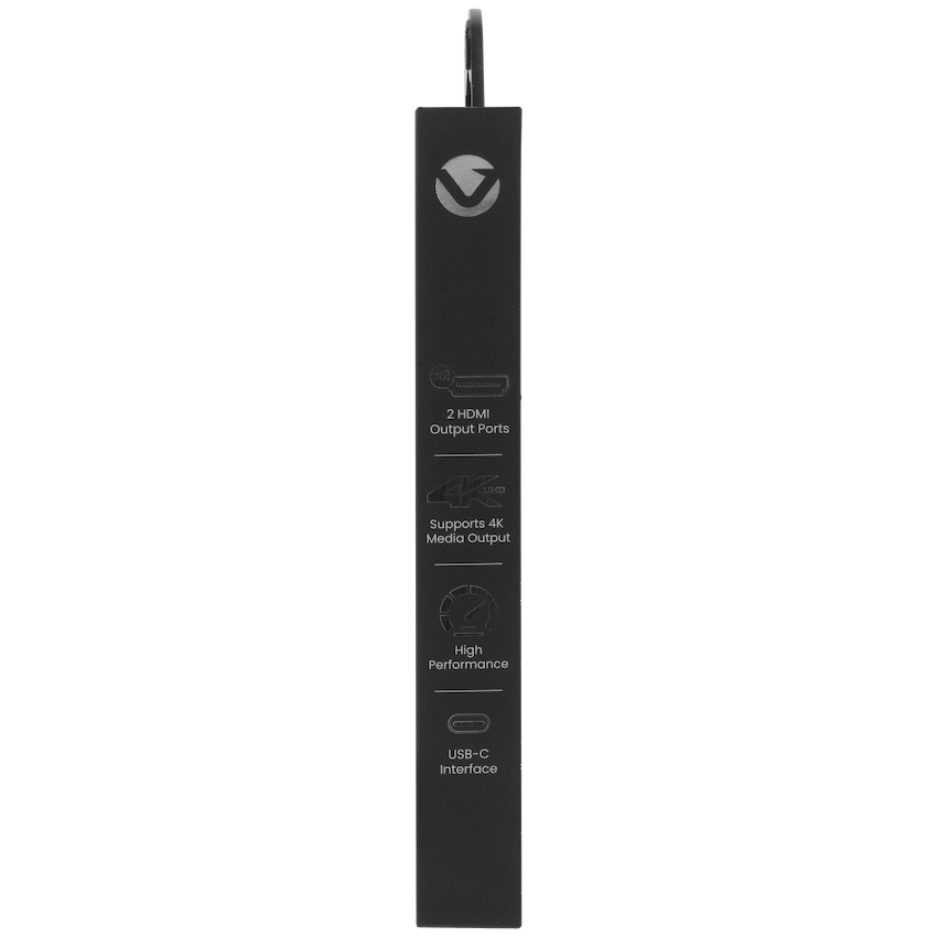 Volkano Expand Series USB-C to Dual 4K HDMI Adaptor | VK-20244-BK