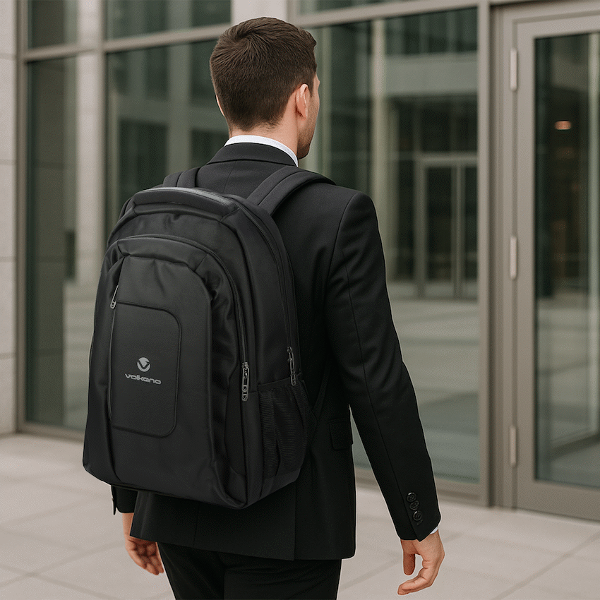 Volkano Bolt series backpack Black | VK-7010-BKBL