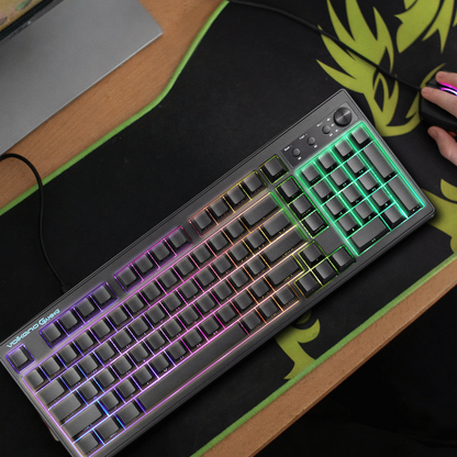 Volkano Gaming Shadow X1 Wired Gaming Keyboard with RGB lighting | VG-207-BK