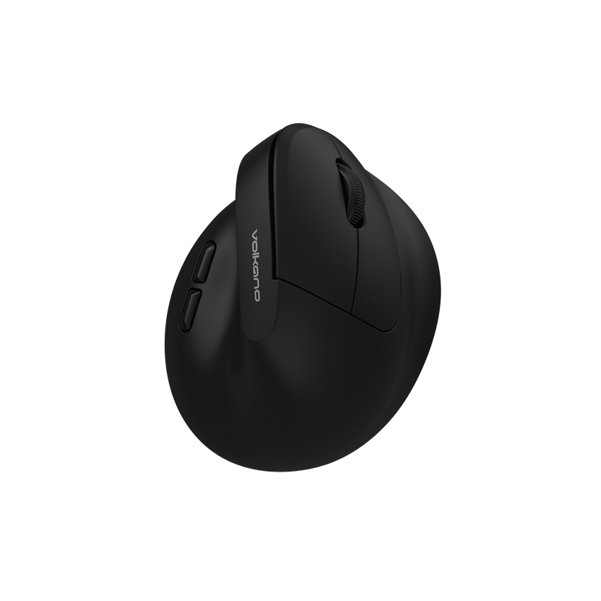 Volkano Curve Series Ergonomic Bluetooth Wireless mouse - Black | VK-20305-BK