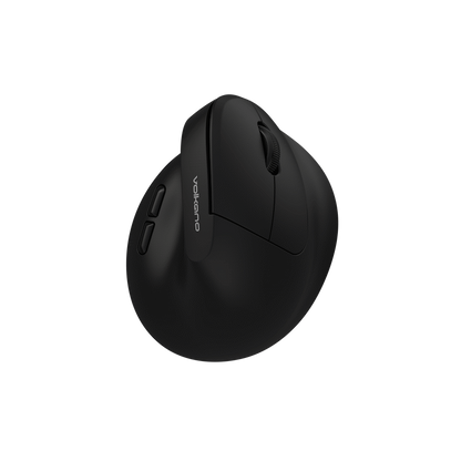 Volkano Curve Series Ergonomic Bluetooth Wireless mouse - Black | VK-20305-BK