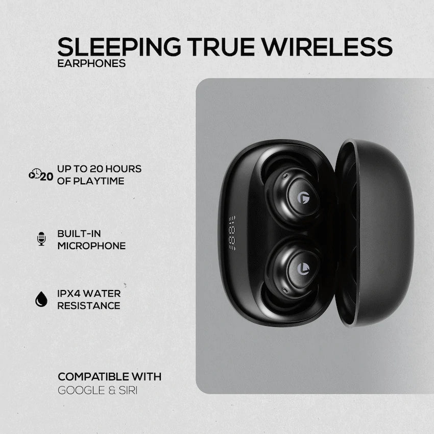 Volkano Aspen True Wireless Earphones - Black | VK-1160-BK