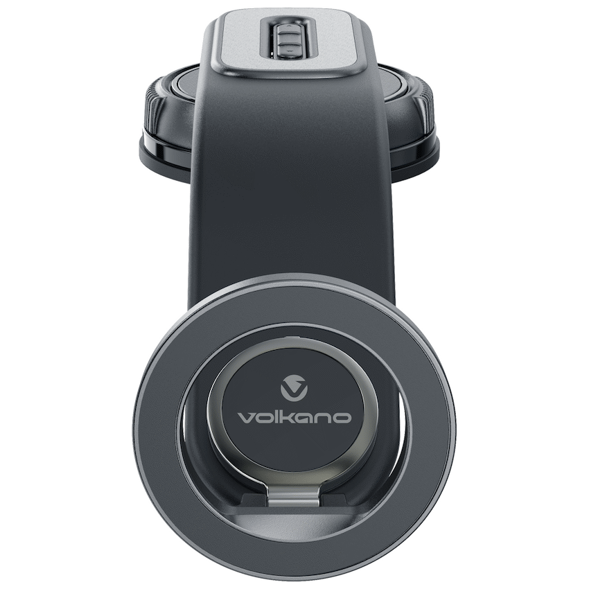 Volkano Arcmount Bendable Dash Mount Magnetic Phone Holder - Black | VK-5304-BK
