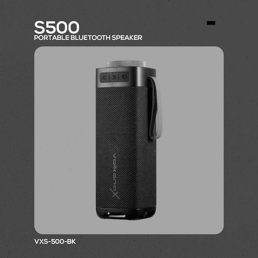 VolkanoX S500 Portable Bluetooth Speaker | VXS-500-BK