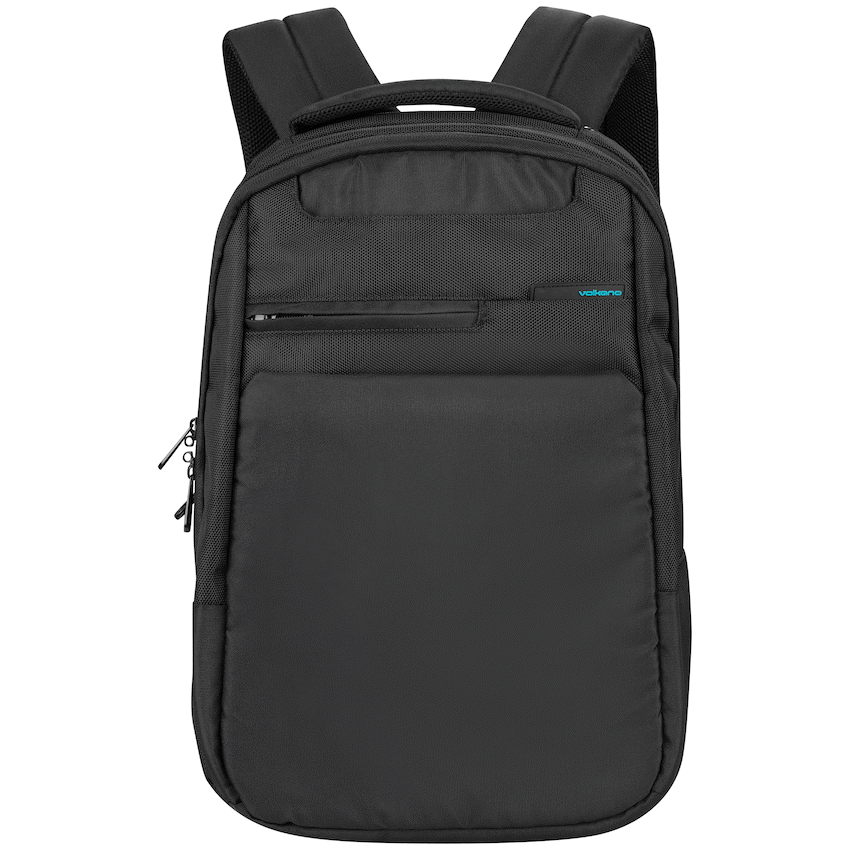Volkano Suave 15.6" Laptop Backpack - Black/Turquoise | VK-7117-BKTQ