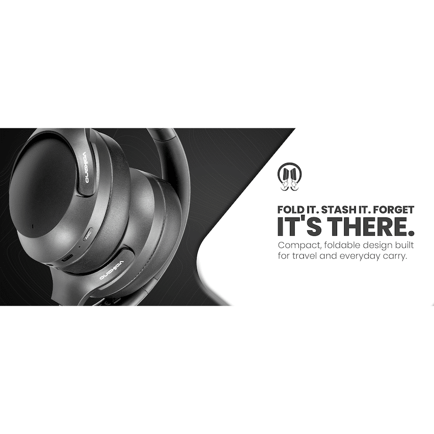 Volkano Odyssey ANC Bluetooth Wireless Headphone - Black | VK-2103-BK