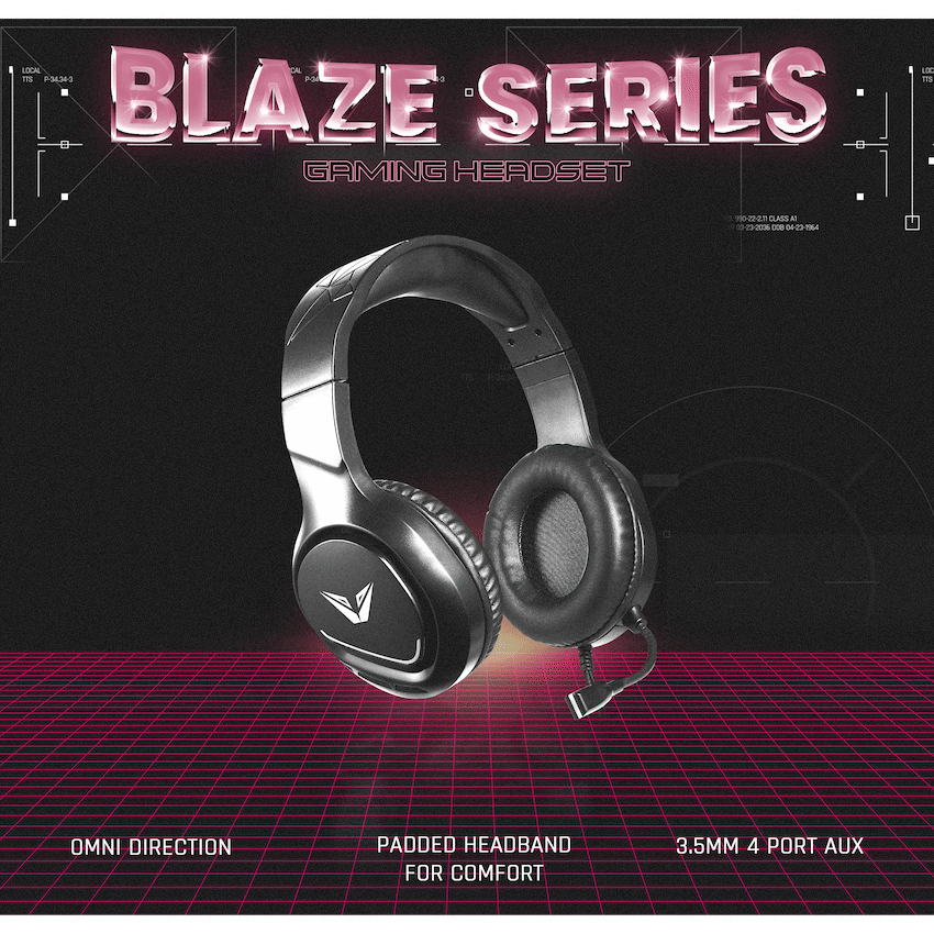 VX Gaming Blaze series Gaming Headset | VX-241-BK