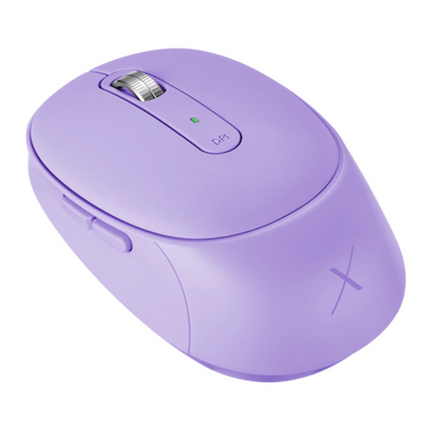 VolkanoX Crater Bluetooth Wireless Mouse - Purple | VKX-202-PR