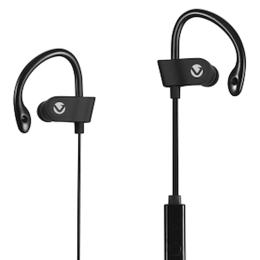 Volkano Circuit Series Sports Hook-In Earphones with Mic | VEH-001-BK