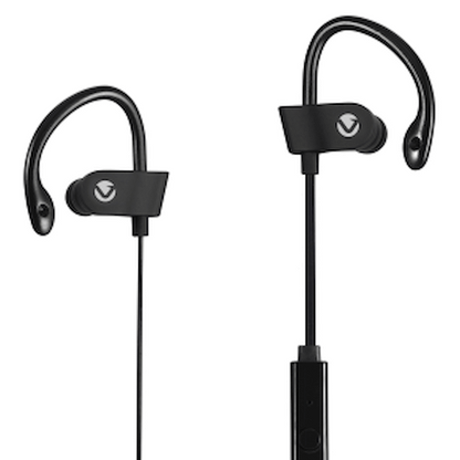 Volkano Circuit Series Sports Hook-In Earphones with Mic | VEH-001-BK