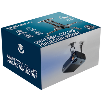 Volkano Steel Series Projector Ceiling Mount | VK-4019-BK
