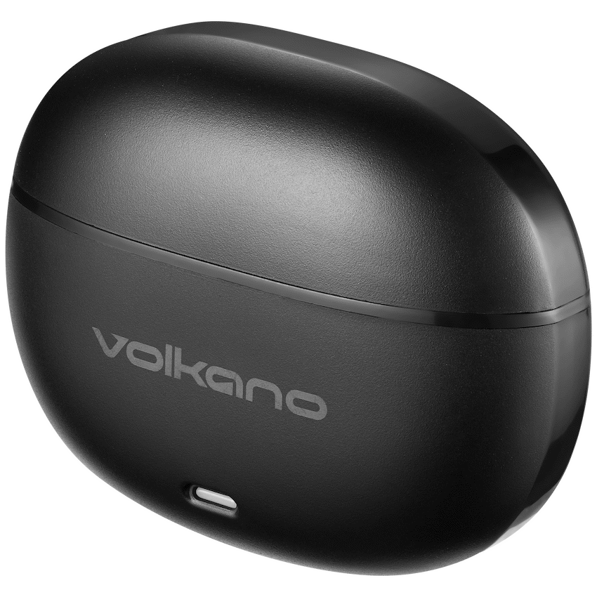 Volkano Pulse Series True Wireless Earphones with Charging Case - Black | VK-1164-BK