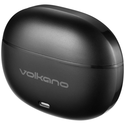 Volkano Pulse Series True Wireless Earphones with Charging Case - Black | VK-1164-BK