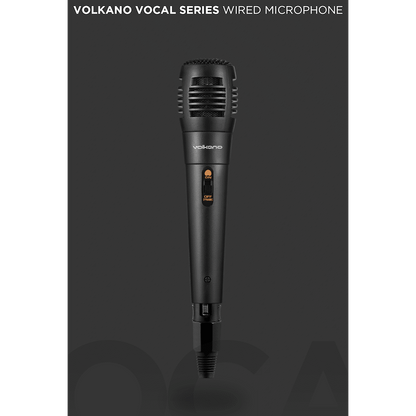 Volkano Vocal Series ABS Wired Microphone - Black | VK-30027-BK