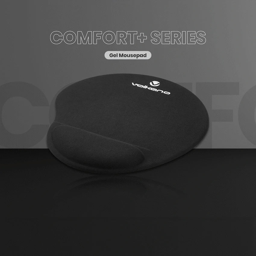 Volkano Comfort+ Series Gel Mouse Pad | VK-21000-BK