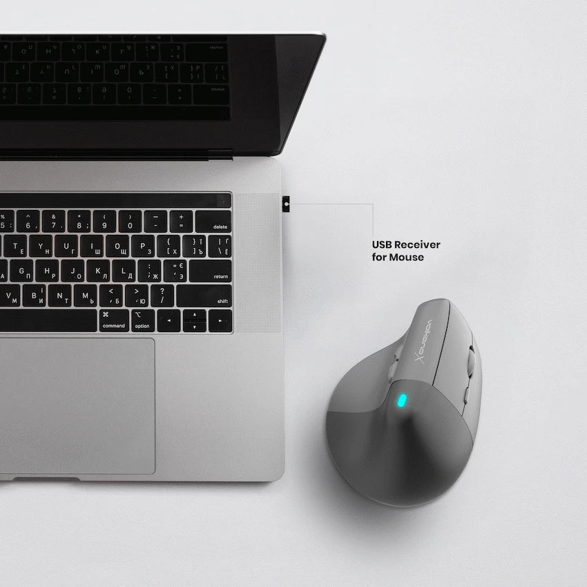 VolkanoX Ergo Bluetooth Wireless Mouse | VK-20301-BK