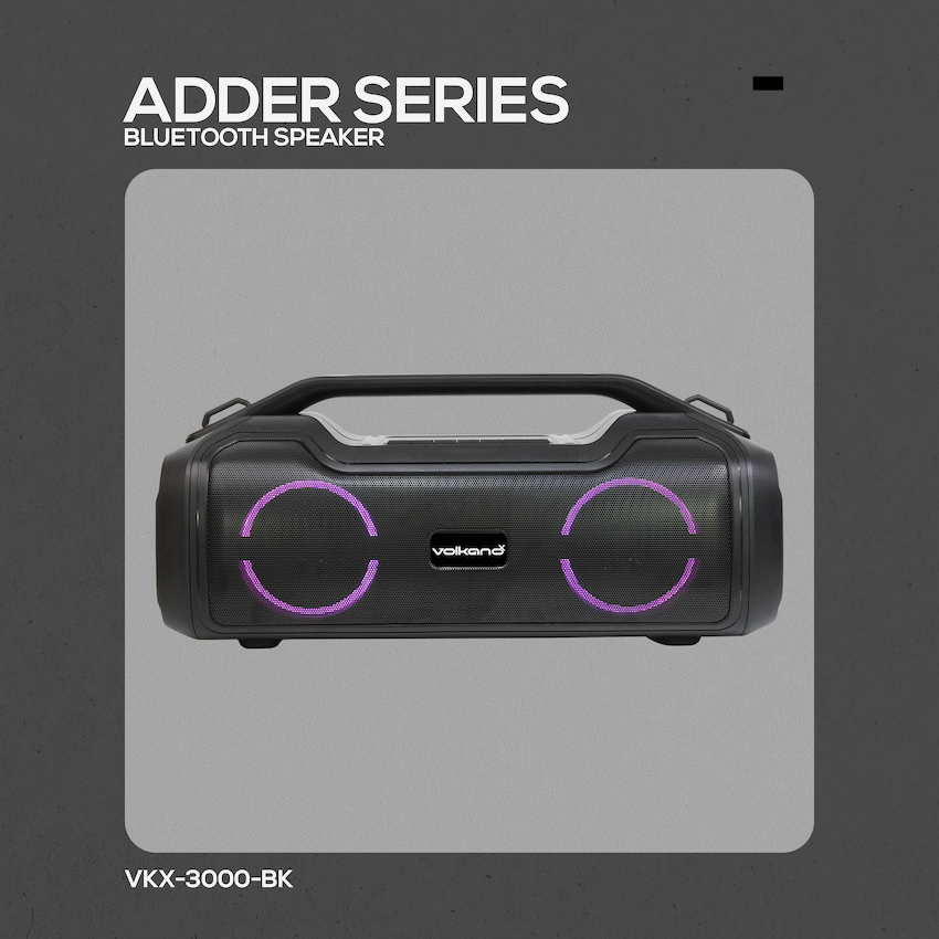 VolkanoX Adder Series Bluetooth Speaker - Black | VKX-3000-BK