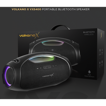VolkanoX VXS400 Portable Bluetooth Speaker - Black | VKX-3005-BK