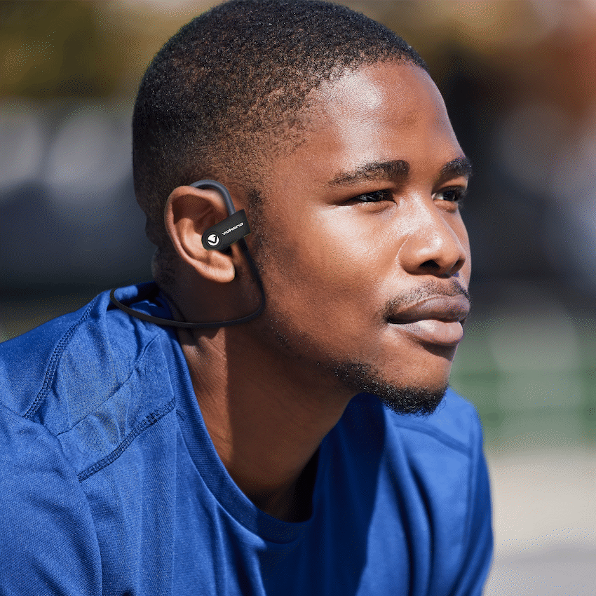 Volkano Race Series Bluetooth Sport Earhook Earphones - Black | VK-1008-BK