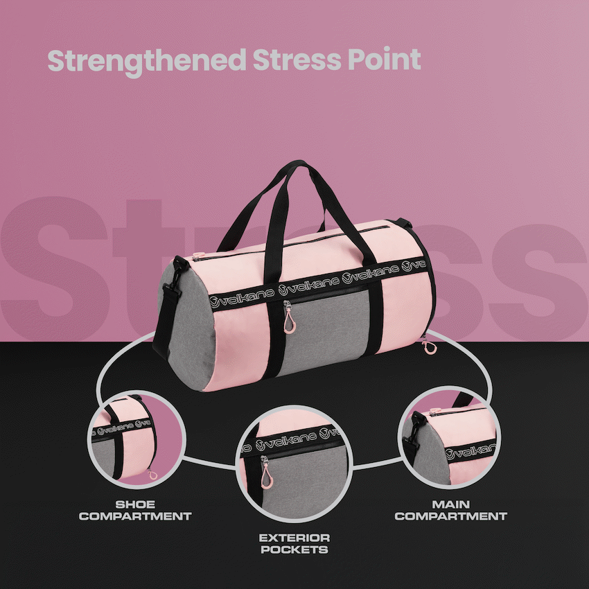 Volkano Image 45l Duffle - Pink | VK-9112-PK