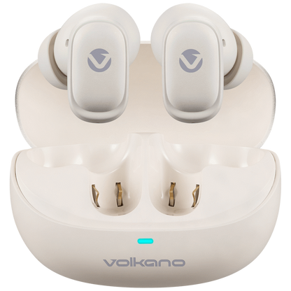 Volkano Sugar-Cube Active Noise-Cancelling True Wireless Earphones - Nude | VK-2222-ND
