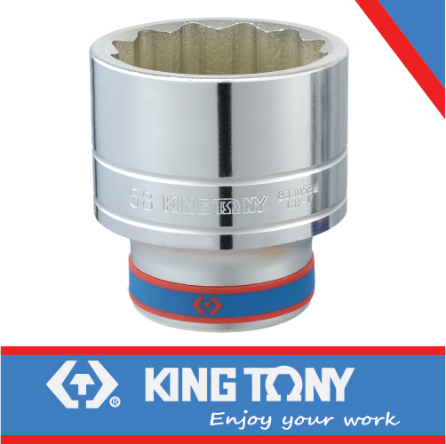 KING TONY SOCKET STANDARD 1" X 41MM 12P | 833041M