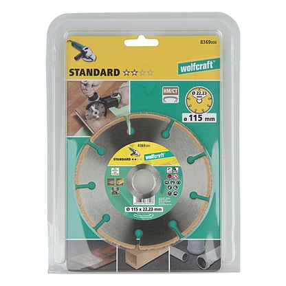Wolfcraft Standard TC Cutting Disc, Ø 115 x 22.23mm | 8369000