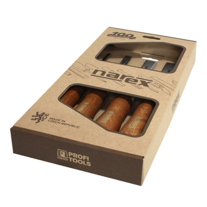 Narex 4Pc Wood Line Plus PREMIUM Bevel Edge Chisel Set | 061863202