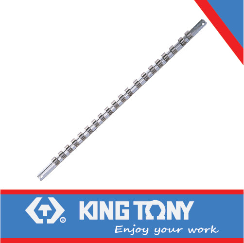 KING TONY RAIL FOR SOCKETS 1/2" WITH CLIPS 560MM | 8742210