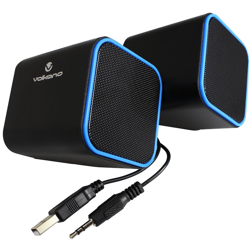 Volkano Diamond Series USB Speaker - Blue | VB-702-BLUE