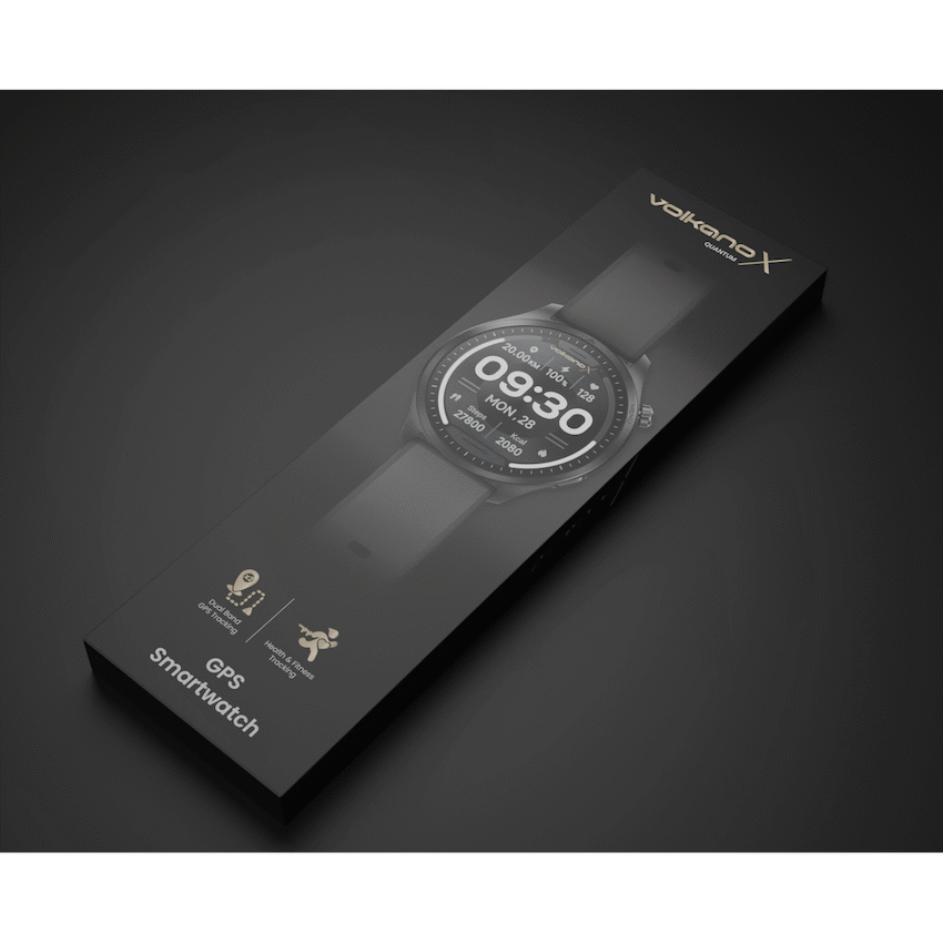 VolkanoX Quantum Series GPS Smartwatch | VKX-5023-BK