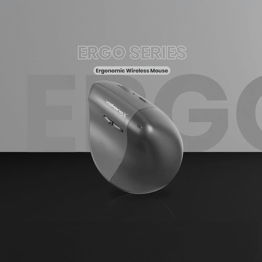 VolkanoX Ergo Bluetooth Wireless Mouse | VK-20301-BK