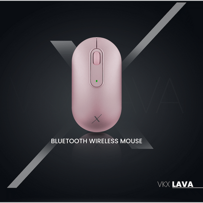 VolkanoX Lava Bluetooth Wireless Mouse - Rose | VKX-204-LI