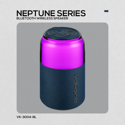 Volkano Neptune Bluetooth Wireless Speaker - Blue | VK-3004-BL