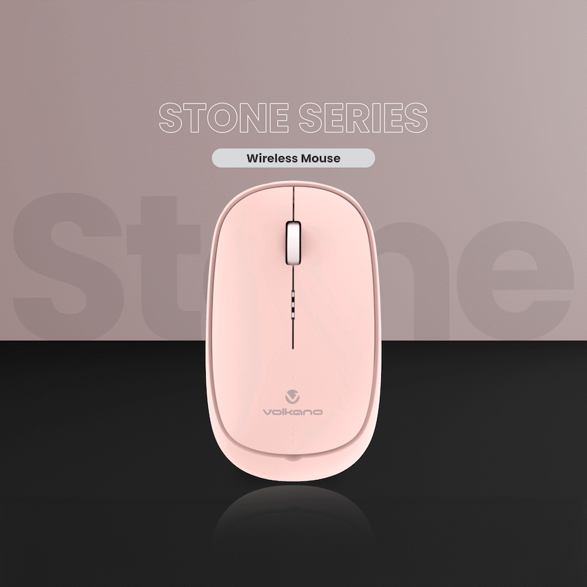 Volkano Coral series Bluetooth Wireless Mouse - Pink | VK-20304-PK