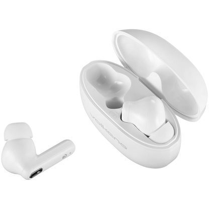 Volkano Pulse Series True Wireless Earphones with Charging Case - White | VK-1164-WT
