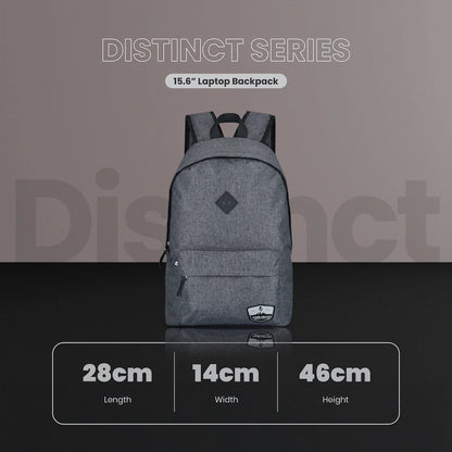 Volkano Distinct 15.6 Laptop Backpack - Grey Melange | VK-9129-GM